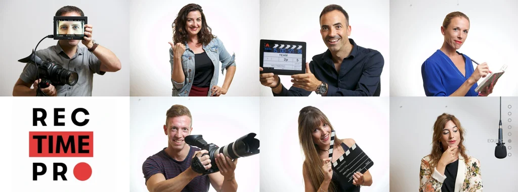 Rectimepro website redesign for audiovisual production company in Barcelona and Madrid