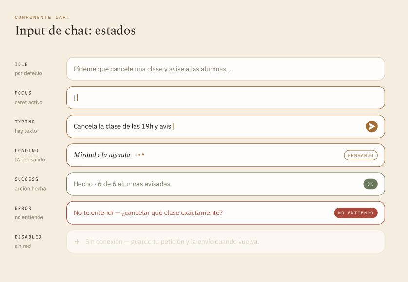 AI first scheduling tool concept screens for Sua Casa Escolástica